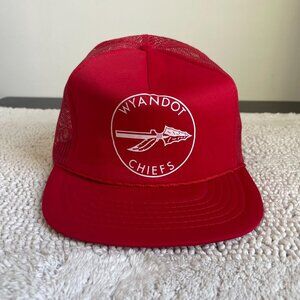 MATADOR VINTAGE WYANDOT CHIEFS OHIO MESH SNAPBACK TRUCKER HAT ADULT OSFA CAP